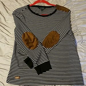 Ralph Lauren Elbow Patch Top